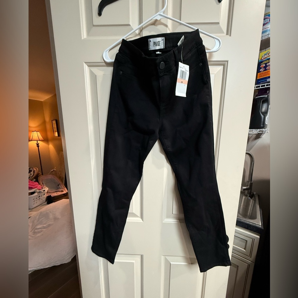 NWT Paige Verdugo Ankle Black Jeans $199